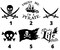 Pirate Caribbean Johnny Depp Fandom Themed Permanent Vinyl Decal product 1